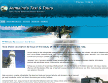 Tablet Screenshot of jermainstaxiandtours.com